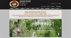 Desktop Screenshot of camasbikes.com